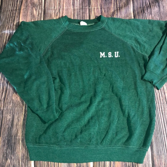Champion Other - Vtg 70’s M.S.U Michigan State University champion logo sweat shirt size large